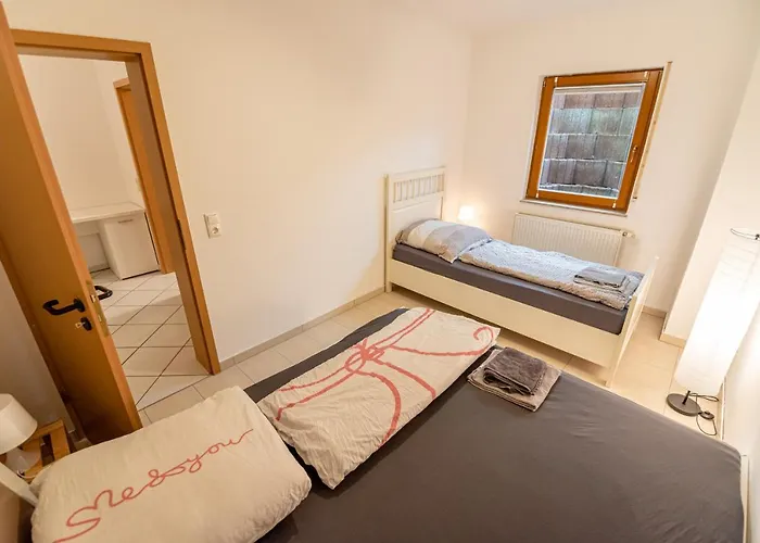 Apartamento 105 M2 Arbeiterwohnung Mit 2 Extra Schlafzimmern Fuer 7 Personen Wörrstadt